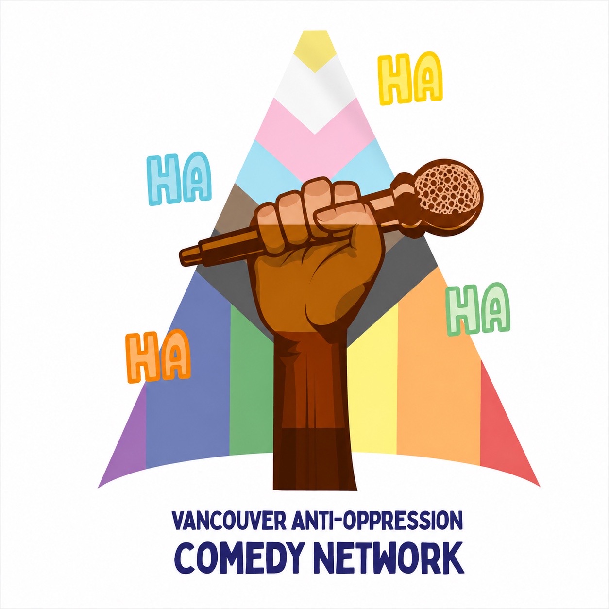 Vancouver Anti Oppression Comedy Network logo
